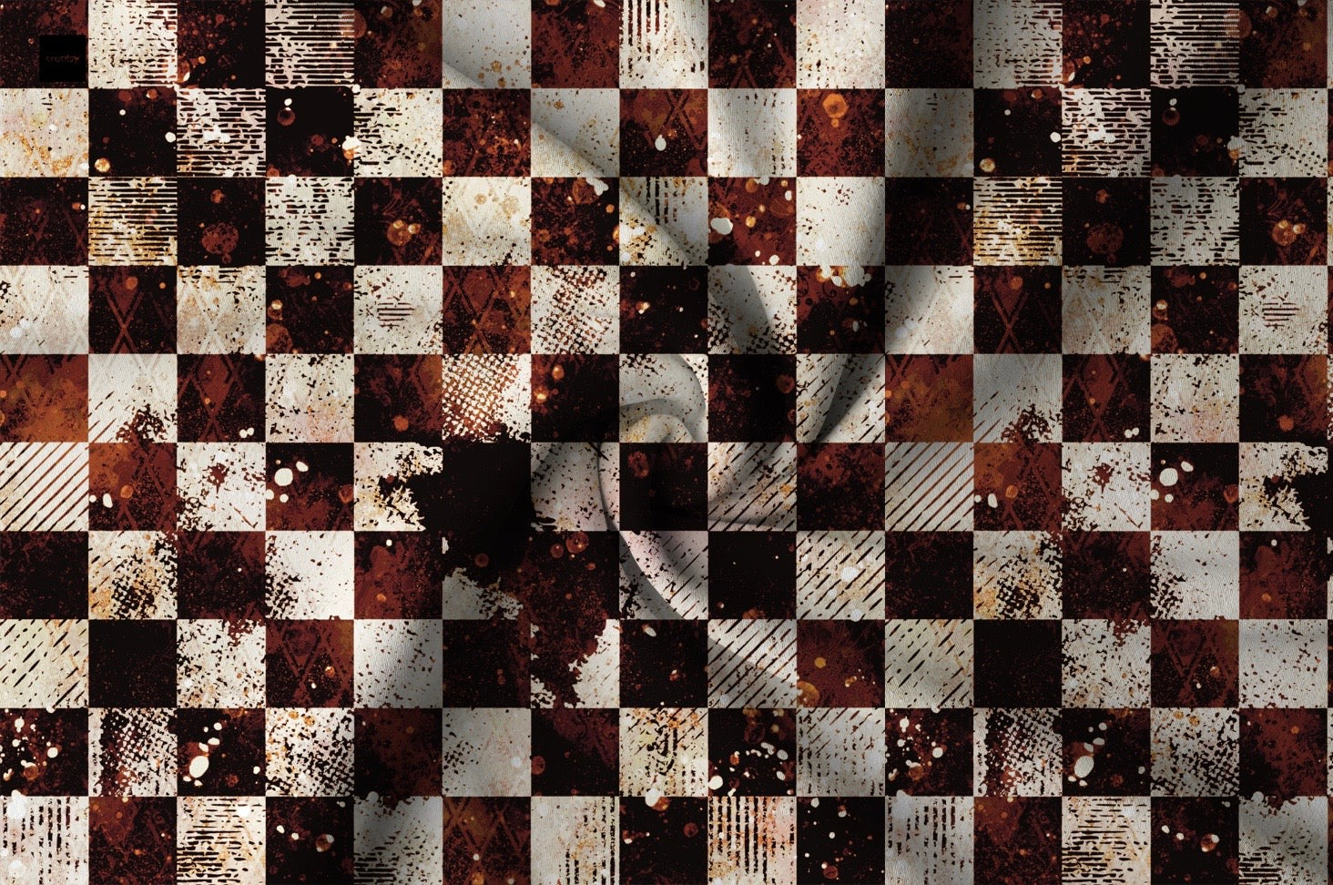 Braunes Schachbrett Eigenproduktion Dauervorbestellung